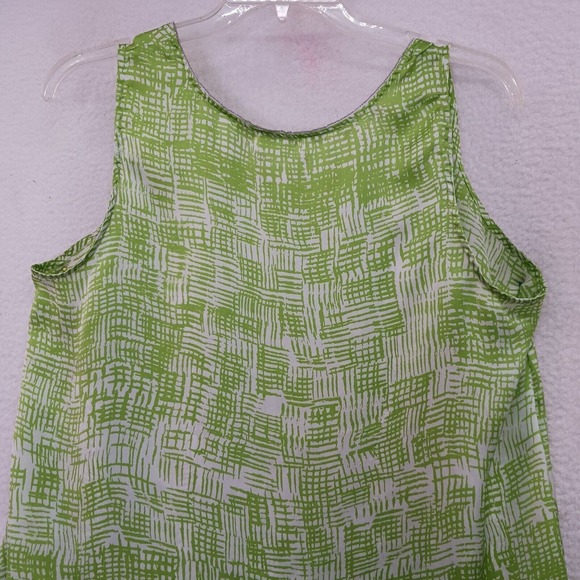 CATO Woman Sleeveless Blouse - 18/20W Embellished Neckline Sharkbite Green - Picture 6 of 10